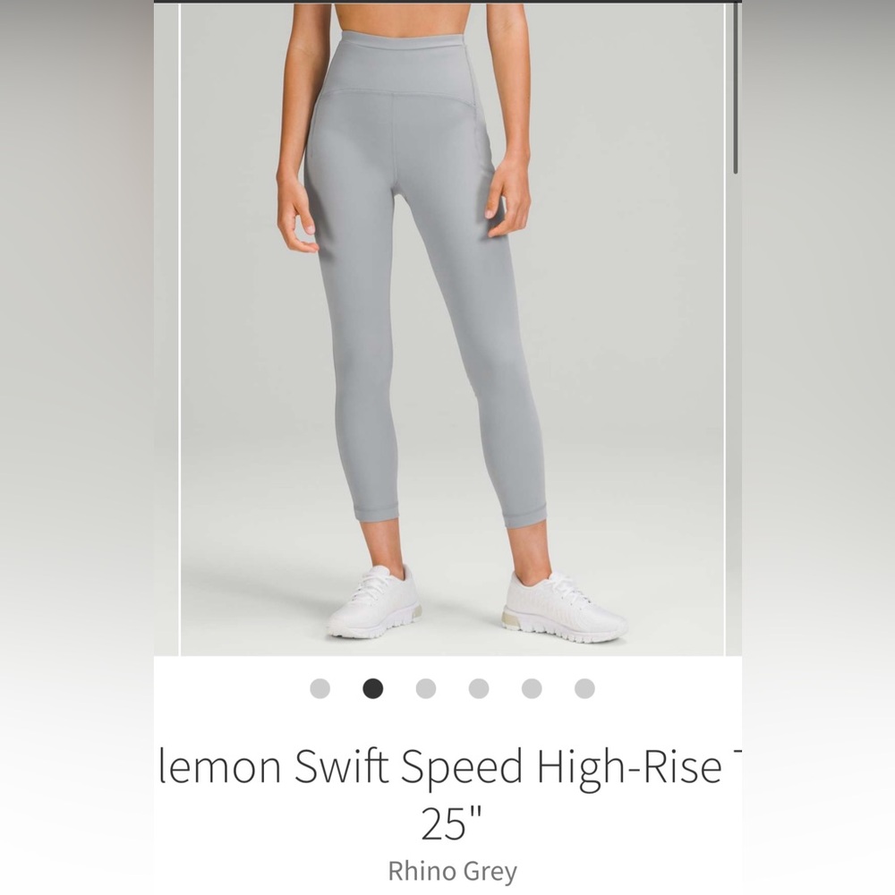 Rhino grey swift speed, Lululemon leggings - 6